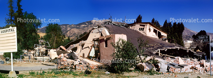 Hospital Collapse, Destroyed building, Cobalt Street, 1971 San Fernando Valley Earthquake