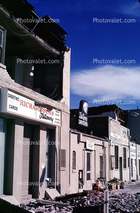 Richardson's Stationary Store, 1971 San Fernando Valley Earthquake, 1970s