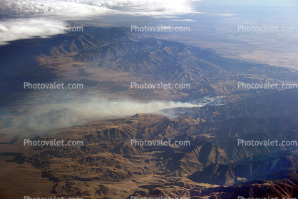 Smoke, Mountains, Hills, Santa Monica Mountains, Los Angeles County, Forest Fire