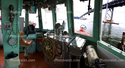 Fireboat Phoenix, Cockpit, Dials, Instruments, Wheel
