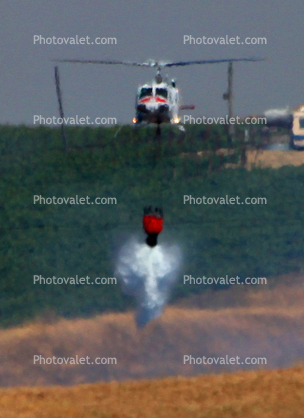 Cal Fire UH-1H Super Huey, Stony Point Road Fire, Sonoma County