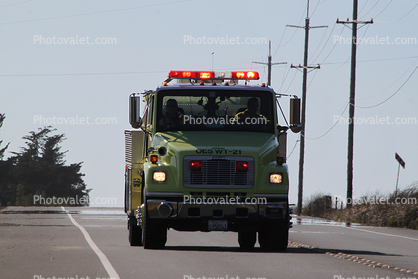 OES WT-21, Freightliner Truck, Stony Point Road Fire, Sonoma County