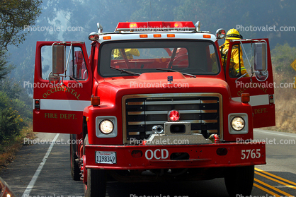 5765, OCD, Occidental Fire Dept., Wildland Fire, PCH, Pacific Coast Highway