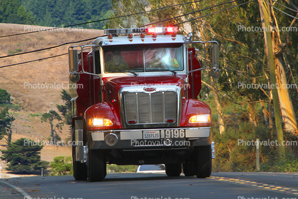 Peterbilt Truck, 9196, Bodega Highway, road