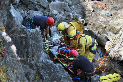 Bodega Bay Car Over Cliff, Multi Agency Training