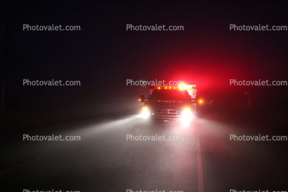 9669, nighttime, fog, lights, headlights, Sonoma County