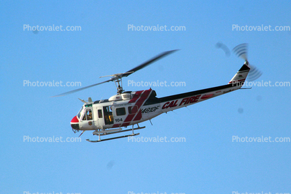 N4810F, Cal Fire UH-1H Super Huey, Airtack