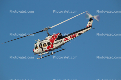 N4810F, Cal Fire UH-1H Super Huey, Airtack