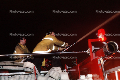 fire at 3rd street and 20th street, San Francisco, Potrero Hill, 1980s