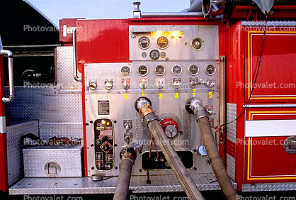 Control Panel, Dials, Gauge, American LaFrance, Potrero Hill, Fire Engine