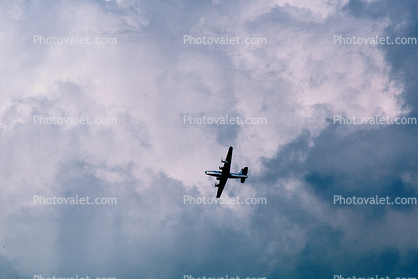 privateer, Convair PB4Y-2 Privateer, clouds, sky