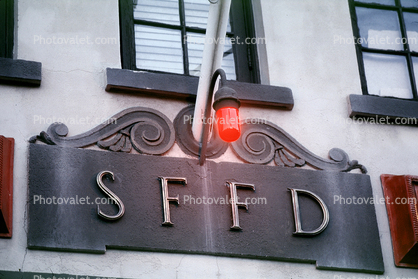 SFFD sign, signage