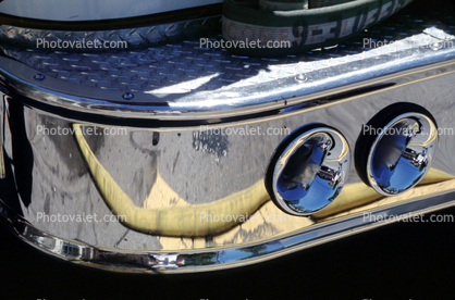 Firetruck Bumper, Chrome Reflection