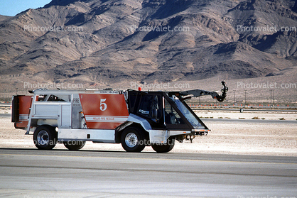 Snozzle, Colet Jaguar K/15, Aircraft Rescue Fire Fighting, (ARFF), Nellis Air Force Base, USAF, Las Vegas