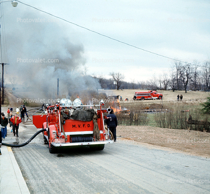 M.V. F. D. Co., Manchester Volunteer Fire Company, MVFCo, Fire Engine, 1969, 1960s