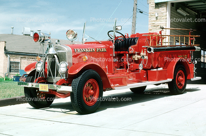 1927 Pirsch Fire Engine, Franklin Park Illinois