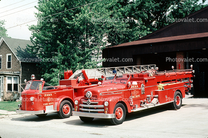 PPD, Pana Fire Dept., Fire Engine, Pana Illinois