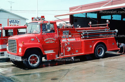 Fire Engine, Carterville Fire Dept., Illinois, 1950s
