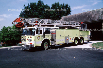 Hook and Ladder Truck, Henrico County Div. of Fire, Virginia