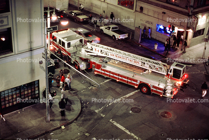 SFFD, Aerial Ladder, Fire Truck, SOMA
