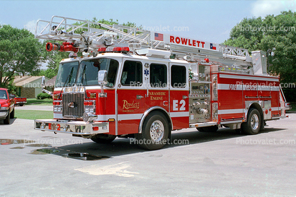 Rowlett Fire Rescue, E-2, Ladder, Fire truck
