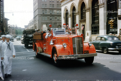 Hamilton TWP. 8th Siest., Fire Engine, 1940s, Antique