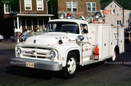 WH.F.D, White Horse Volunteer Fire Co., Hamilton TWP, Ford Truck, 1950s