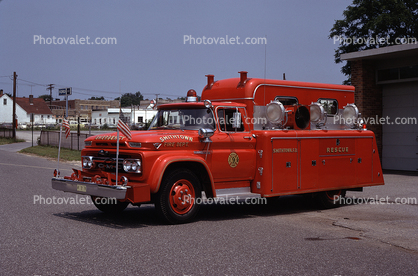 Smithtown Fire Dept #9, GMC 4000 Truck, 1950s