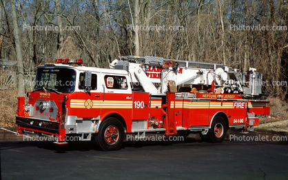 Hamilton Fire Deptartment, Neptune New Jersey, #190, Mack Truck 74