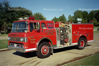 Pierce Engine 734, Texarkana Arkansas Fire Department, Ford