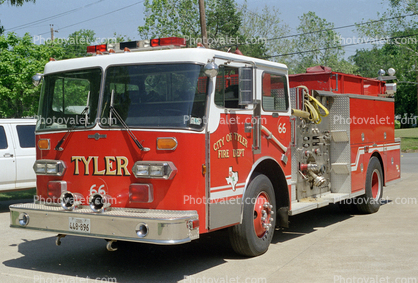 1984 Duplex / Ward 79 Limited, Engine 66, Tyler Fire Dept, 1250 / 750