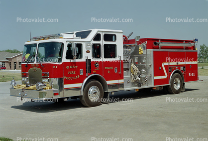 Engine E-51, West Peculiar Fire, KME, Missouri, Ray-Pec Panthers