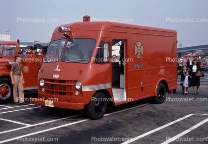 Box Club 54, Teaneck Fire Dept, Ford Van, Catering, 1950s