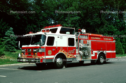 Engine E-525, Caldwell Fire Dept, 1993 E-One Hush, New Jersey, 1500/500/50