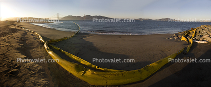 Hanjin, Cosco Busan Oil Spill, The Presidio Beach, Panorama