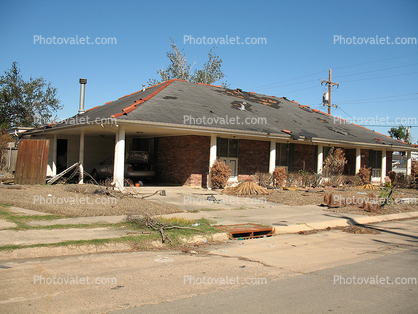 Home, House, Buildings, Hurricane Katrina aftermath, New Orleans, 2005