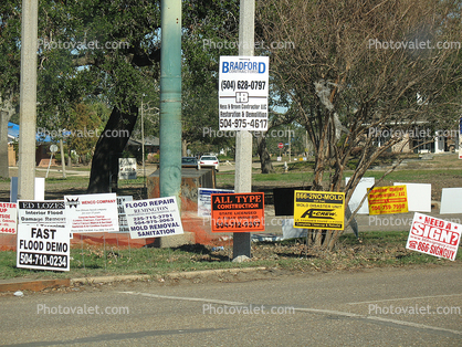 Help Signs, Hurricane Katrina aftermath, New Orleans, 2005