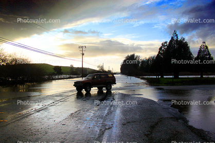 Flooding, Valley Ford Road, Sonoma County