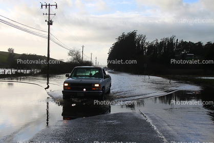 Flooding, Valley Ford Road, Sonoma County