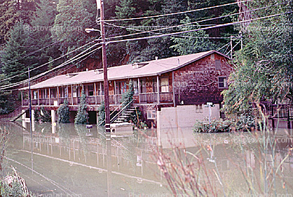 Flooding in Guerneville, 14 January 1995