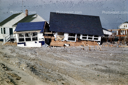 Home, House, Building, Hurricane Damage, Strathmere, 2 December 1950