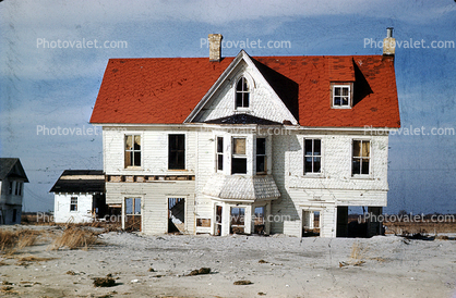 Home, House, Building, Hurricane Damage, Cape May, 2 December 1950