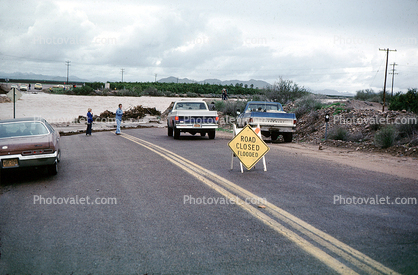 Flash Flood, Flashflood, Road Closed, March 1979