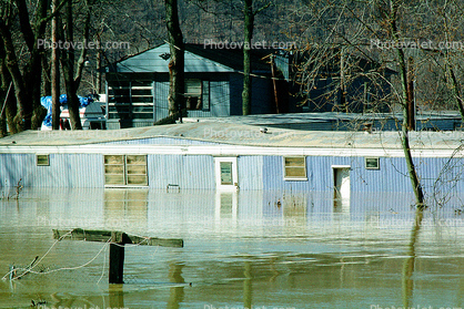 Flooded Home, House, Louisville, Kentucky