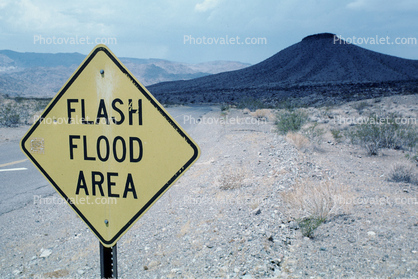 Flash Flood Area, Las Vegas, Nevada