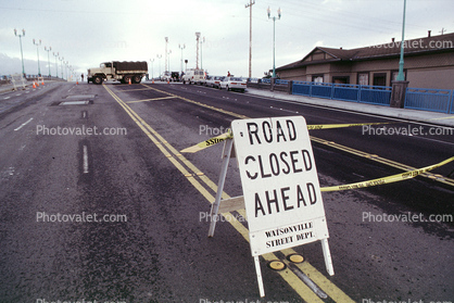Road Closed Ahead, Northern California