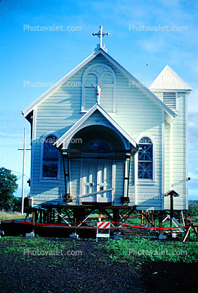 Church, Chapel, Building, Lava