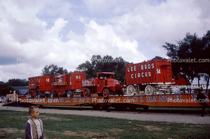 Lee Brothers Circus, Rail Flactcars