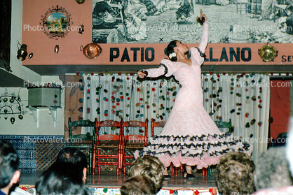 Flamenco Dancer, Patio Sevillano, September 1979, 1970s