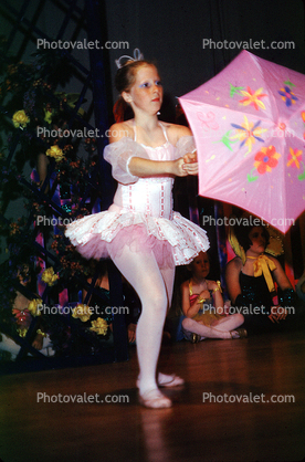 girl, female, tutu, umbrella, Ballet, Ballerina